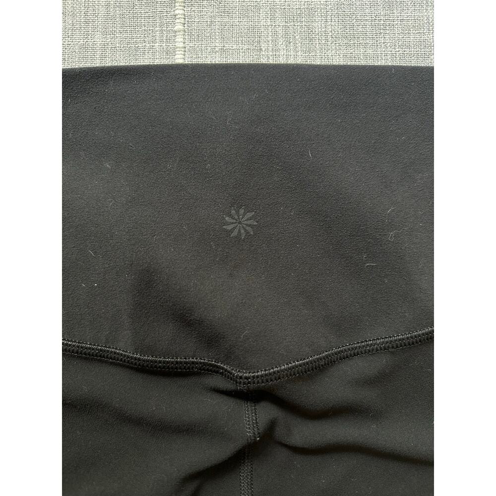 Athleta Salutation Stash Pocket 7/8 Tight Leggings Women XL Black Yoga - Picture 5 of 8